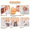 Nail Art Fake Hand Flexible Soft Adjustable Plastic Finger Practice Prosthetic Model Manicure Training Display Tool