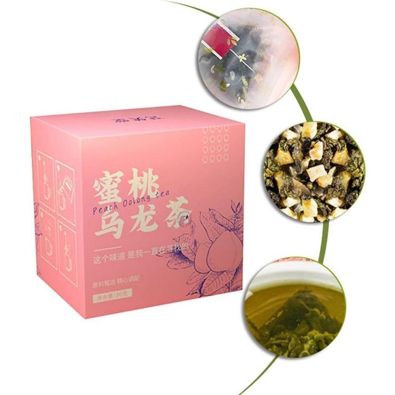 Pfirsich Oolong Tee 50g/1.8oz Weißer Pfirsich Früchteteebeutel Mit Fruchtigem
