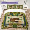 St.Patrick's Day Pattern Bedding uilt Set uilt Cover Pillowcase Home Decoration Birthday Gift (1 * duvet cover + 2 * pillowcase  without core)74