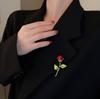 Elegant Little Rose Flower Vintage Brooch Women Clothing Flower Accessories Brooches Party Holiday Gift