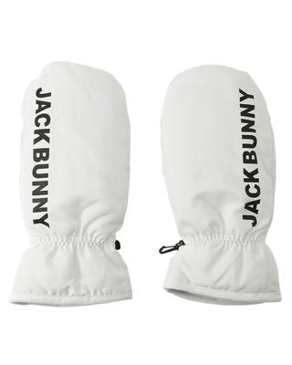 Jack Bunny Unisex Doppelfinger-Fäustlinge (Synthetikfaser mit Anti-Verlust-Haken) / Golf Winterschutz / 262-5283122 030_Weiß FR