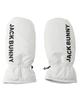 Jack Bunny Unisex Doppelfinger-Fäustlinge (Synthetikfaser mit Anti-Verlust-Haken) / Golf Winterschutz / 262-5283122 030_Weiß FR