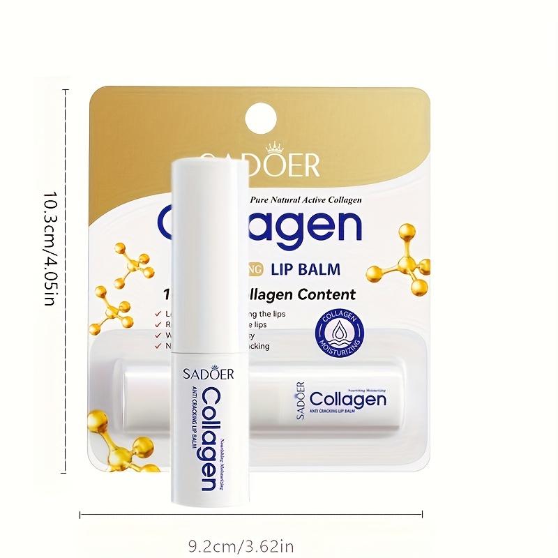 Hydrating Lip Balm Moisturizing Lip Gloss Collagen Lip Balm- Soft & Smooth Lips Long-Lasting Lipstick  Lip Care