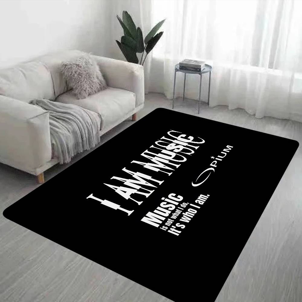 Rapper Playboi Carti I am Music Floor Mat Rectangle Anti-slip Home Soft Badmat Front Door Indoor Outdoor Mat Hotel Decor Mat