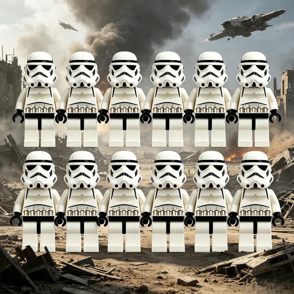 188 Clone Soldier Minifigure Building Blocks Christmas Gift for Kids