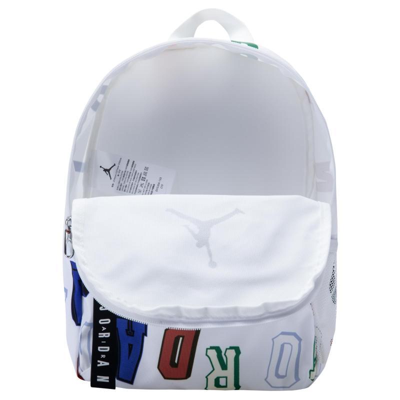 Jordan Polyester Backpack Small Size Unisex White Jordan JD2513068TD-002