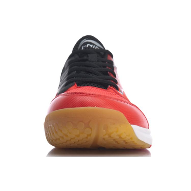 Li Ning Non Slip Lightweight Low Top Badminton Shoes Unisex Red AYTP005-2