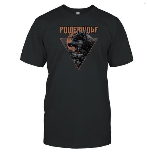 Футболка Powerwolf, футболка группы power metal, подарок для фаната, хлопок S-5XL Унисекс футболка M