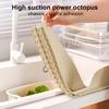 2 Piezas Protector Antisalpicaduras para Fregadero con Ventosa Antideslizante Protector contra Salpicaduras de Agua Reutilizable Tabla Protectora Antisalpicaduras para el Borde de la Encimera del Fregadero de la Cocina