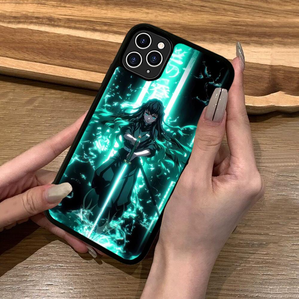 

M-Muichiro Cartoon T-Tokito Phone Case Silicone PC+TPU For For IPhone 11 12 13 14 15 16 Plus Pro Max Cover iPhone 15Pro Max