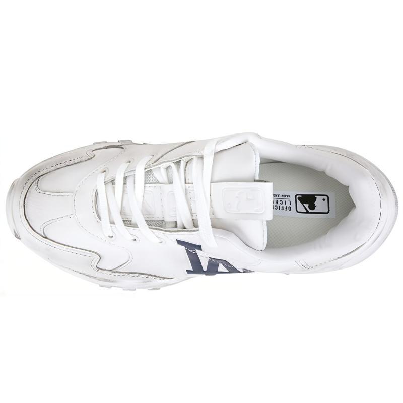 MLB Big Ball Chunky LA Dodgers Slip Resistant, Abrasion Resistant, Lightweight Low Top Chunky Sneakers Women's White Sneakers 32SHC7011-07W