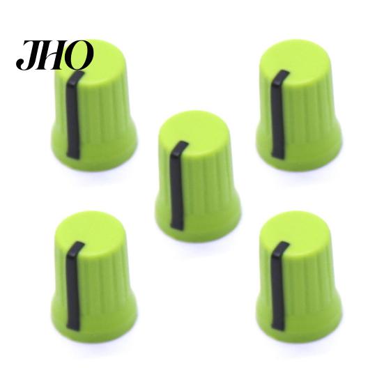Rotary Knobs 5Pcs Universal EQ Knob Replacement Wear Resistant Caps Mini Size Simple Installation Equalizer Potentiometer Fader Wear-resistant