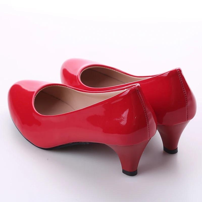 Damskie czółenka Nude płytkie usta damskie buty moda praca w biurze wesele buty damskie buty na niskim obcasie kobieta jesień