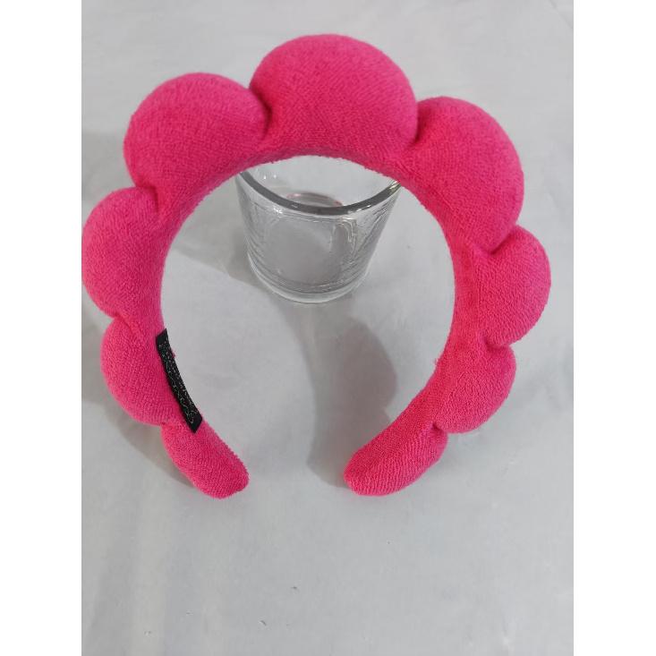 Women's Cloud Spa Headband, Soft Terry Cloth Hairband for Face Wash Makeup Workout