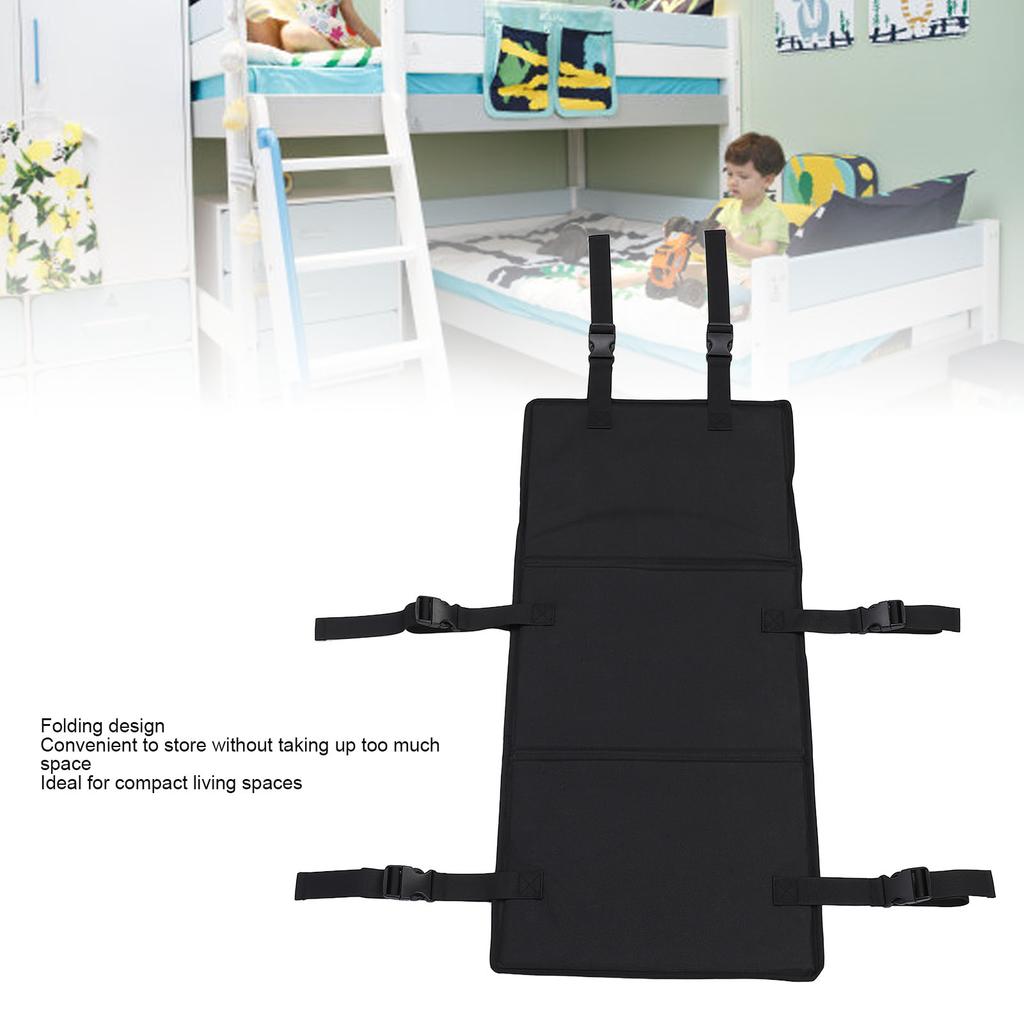 Etagenbett-Leiterabdeckung Verhindert, dass Kinder auf Leitern klettern Faltbar Mehrzweck Etagenbett-Leiter Verriegelungsschutzpolster Schwarz
