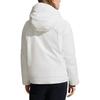 Fila Warm Versatile Hooded Long Sleeve Down Jacket Women Outerwear White-Jade A11W446907F-WT