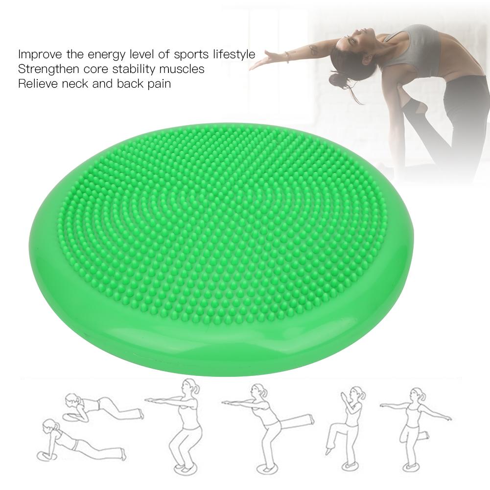 Thickened   Inflatable Cushion Gym Sports Fitness   Massage Balances Cushion