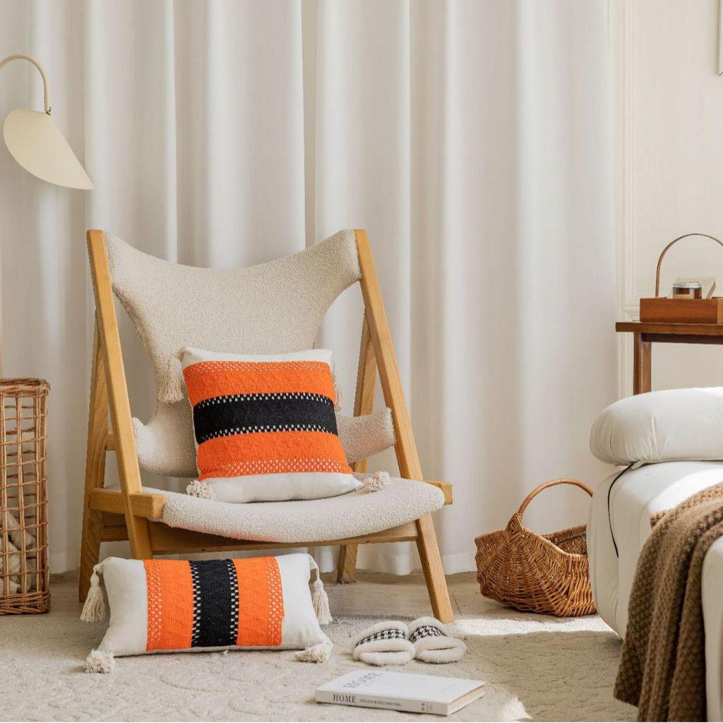 Imanqi Yun Wielokolorowa Żakardowa Poduszka Dekoracyjna na Sofę, Zagłówek Łóżka, Poduszka do Salonu, Krzesło, Samochód (Rdzeń nie jest zawarty).