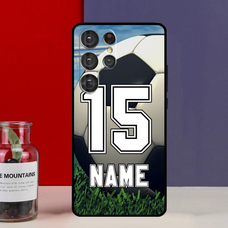 PERSONALIZED NUMBER NAME Hockey BASKETBALL Cover For Samsung Galaxy S20 FE S21 FE S22 S23 Ultra Note 20 10 S8 S9 S10 Plus Case