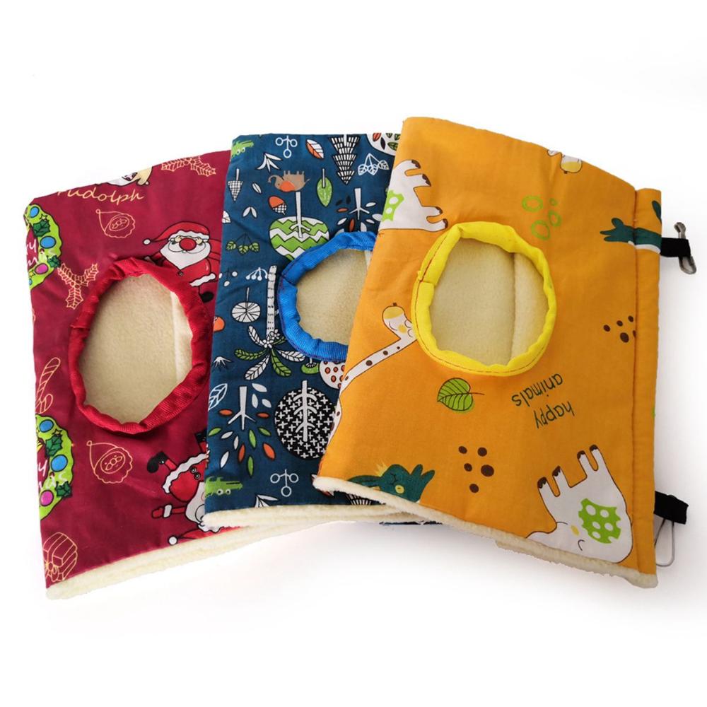 Lovebird Parakeet Hideaway Winter Shed Hamster House Bird Hut Sleeping Bed Parrot Hammock Pet Tent