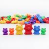 Orsetto Contapesi Colorato Ordinamento per Colore Gioco di Abbinamento Didattico Montessori Giocattoli Educativi Per Bambini