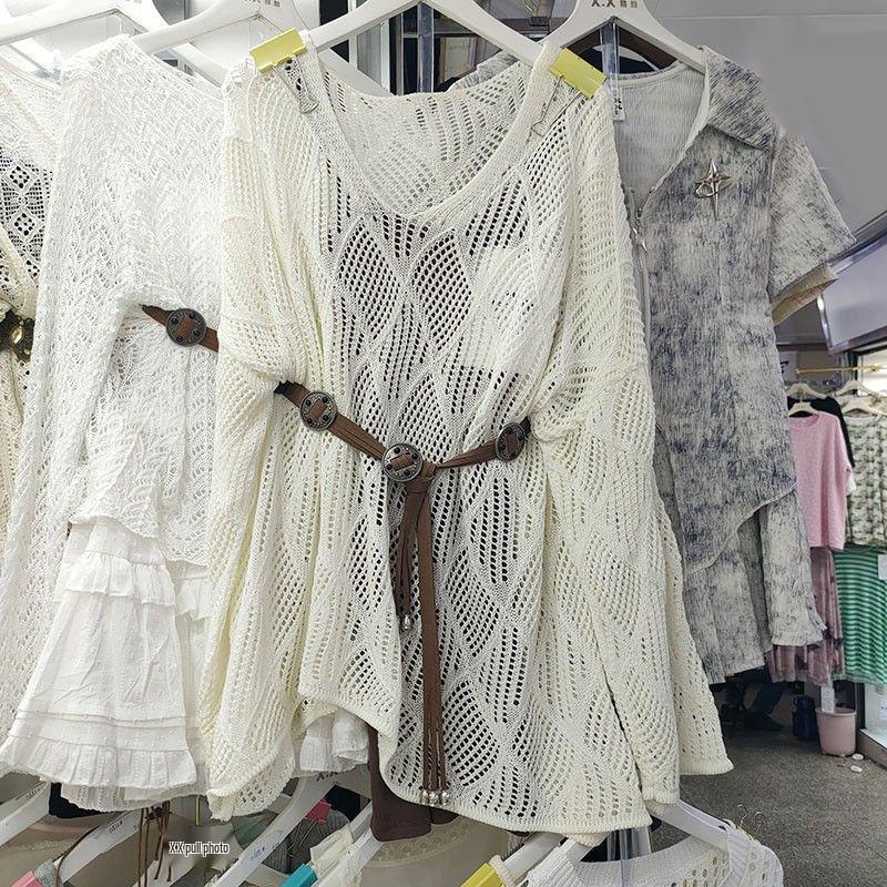 

Женский осенний свободный кардиган крупной вязки S (80-95 jin)