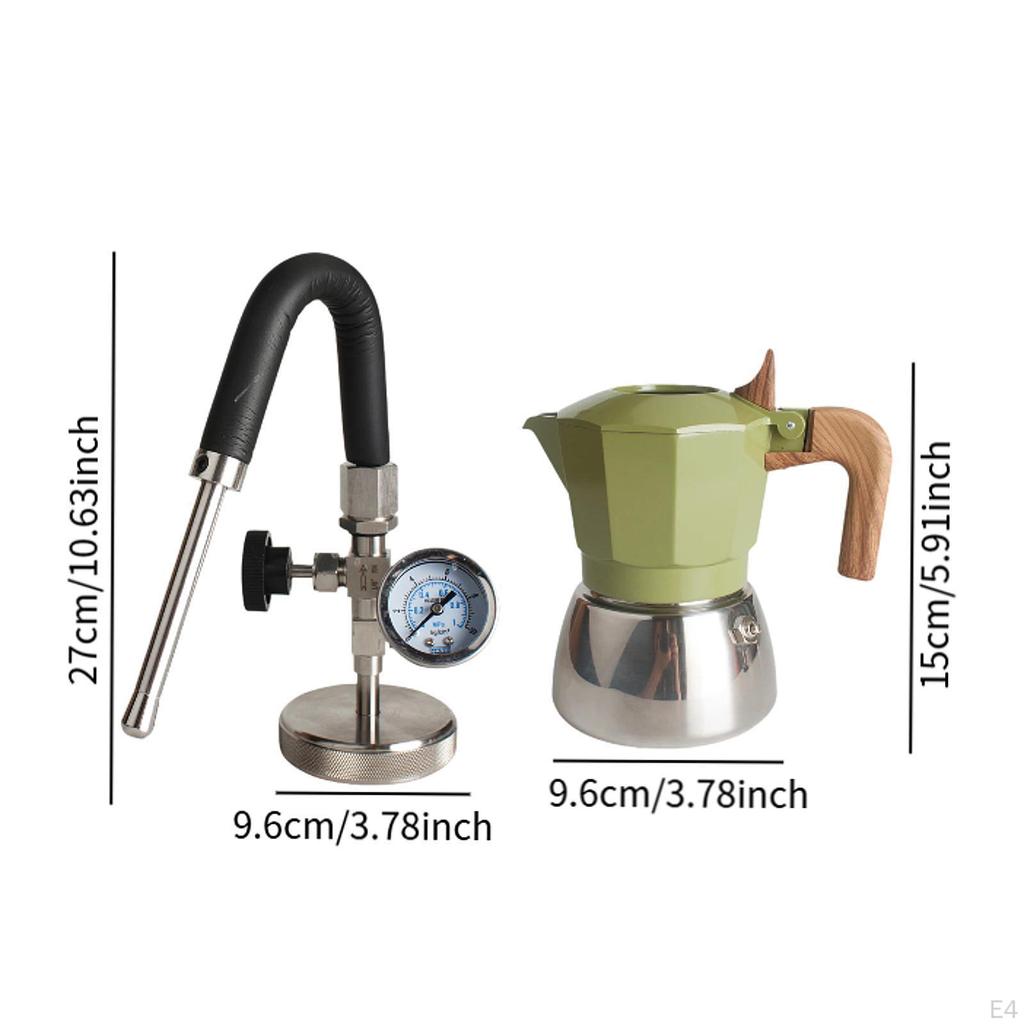 Italian Espresso Maker with Steam Generator, Ideal for Camping And Travel.