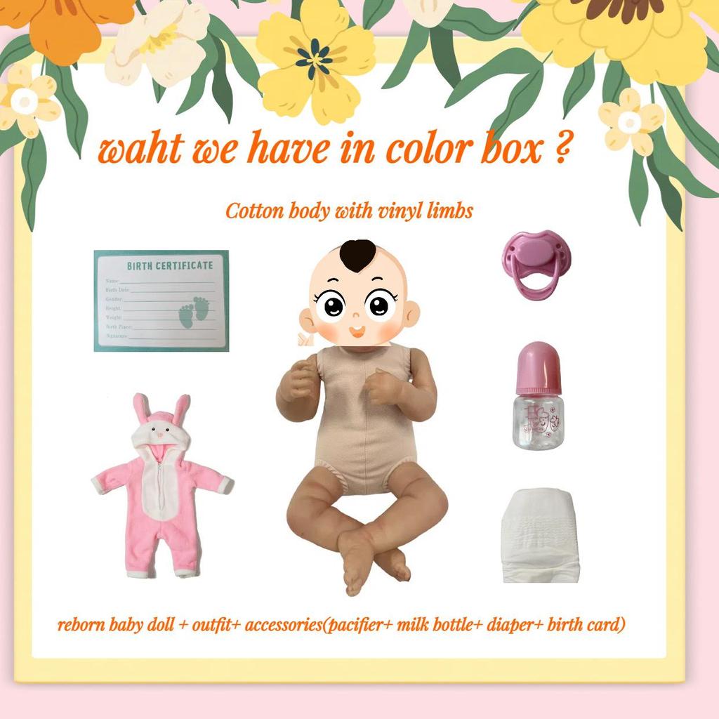 Xinweicheng 24-inch Realistic Reborn Baby Doll Replica
