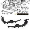 Left and Right Headlamp Housing Bracket Bumper Retainer Suitable for 95976851 GM2508111 95976852 GM2509111 Professional