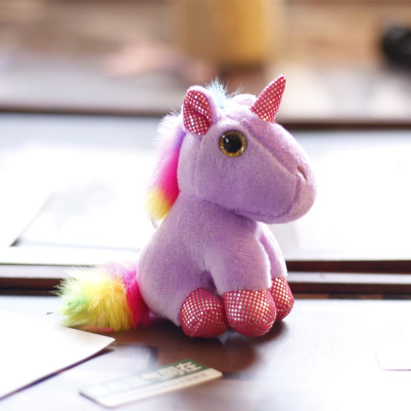Cute Unicorn Stuffed Animal With Soft Pp Cotton Perfect For Bags Or Keys
