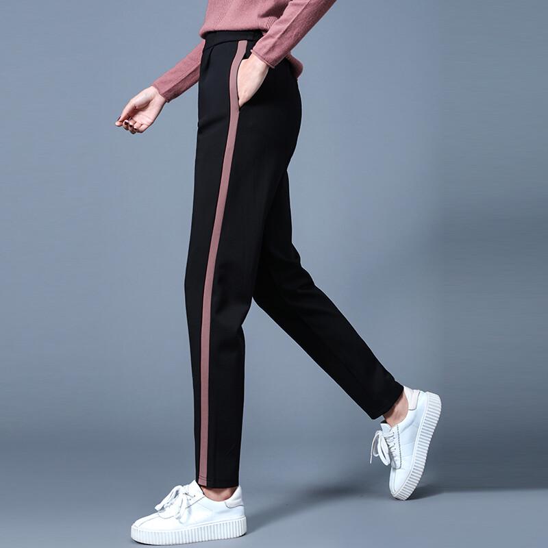 Trollman Women's Casual Side-Stripe Sweatpants