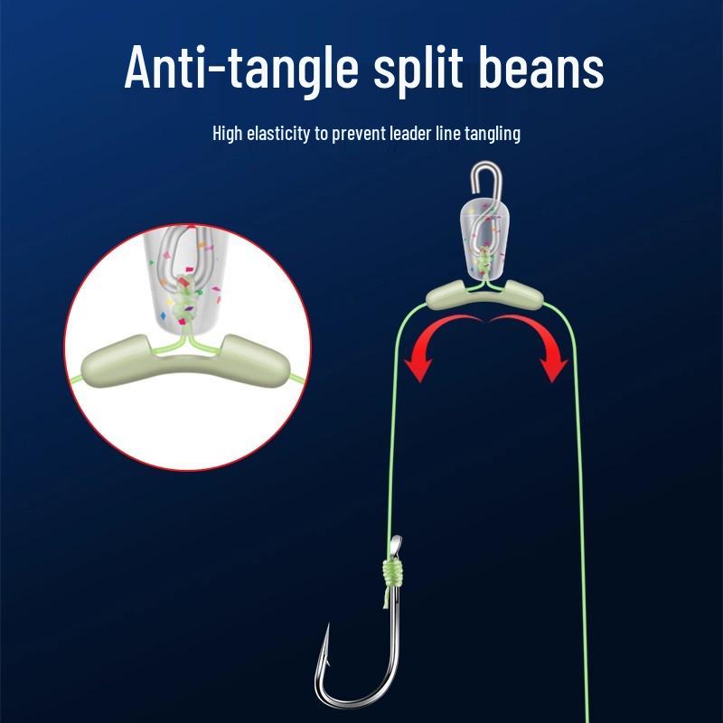 Quick-Hang 8cm Anti-Tangle Double Hook for Carp Fishing