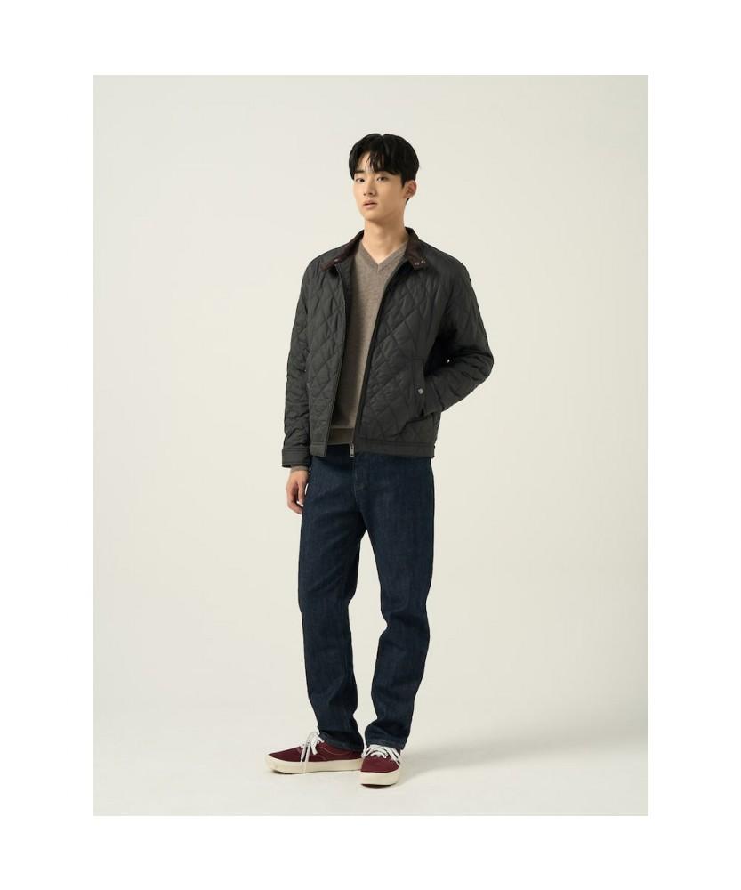 Beanpole Men [Essential] Diamond Padded Harrington Jacket Khaki