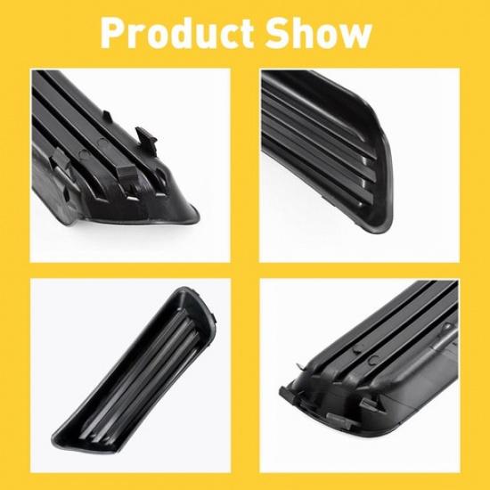 2Pcs Front Bumper Light Fog Hole Cover Waterproof For Toyota Camry 2007-2009 New