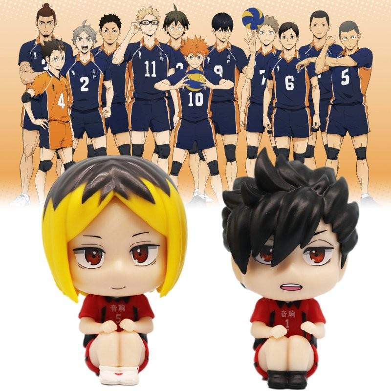 Adorable Pvc Volleyball Anime Figure Of Lk Black Tail Iron And Lk Gnawing Claw For Collectors