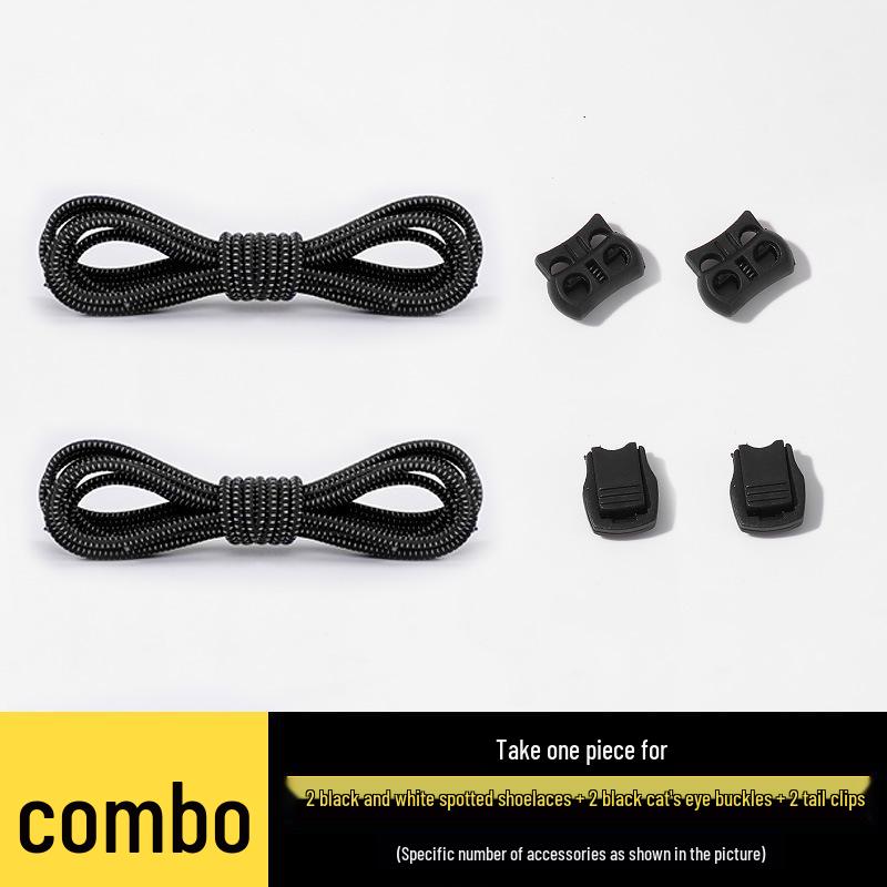 No-Tie Elastic Shoelaces for Slip-On Shoes - Unisex Sports Laces, One Pair