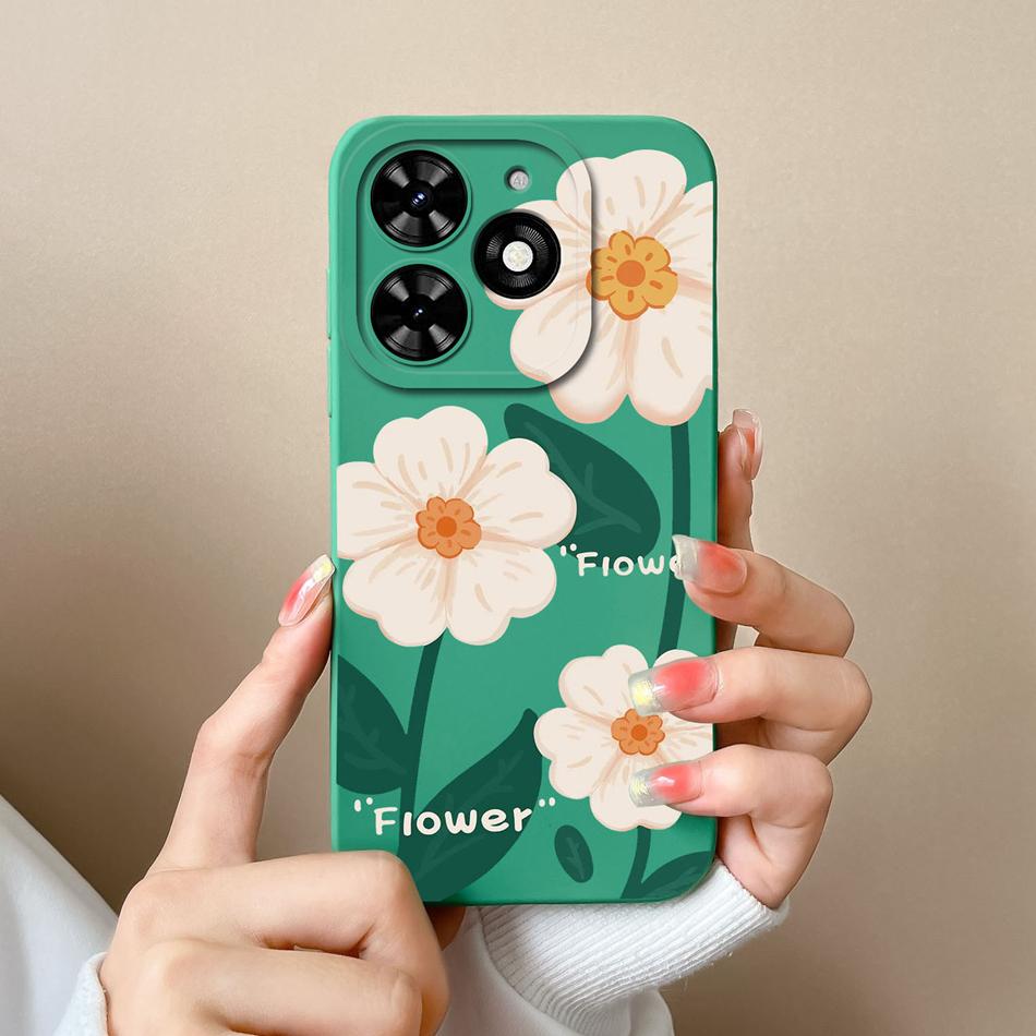 Case For Tecno Spark Go 2024 Cute Pilot Soft Liquid Silicone Upgrade Lens Protection Back Cover For Tecno SparkGo Coque Bumper