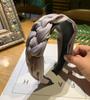 New Fashion DIY Multiple knots Hairbands For Women Ladies High-end Hair Band Wide Side Winter Hair Accessories