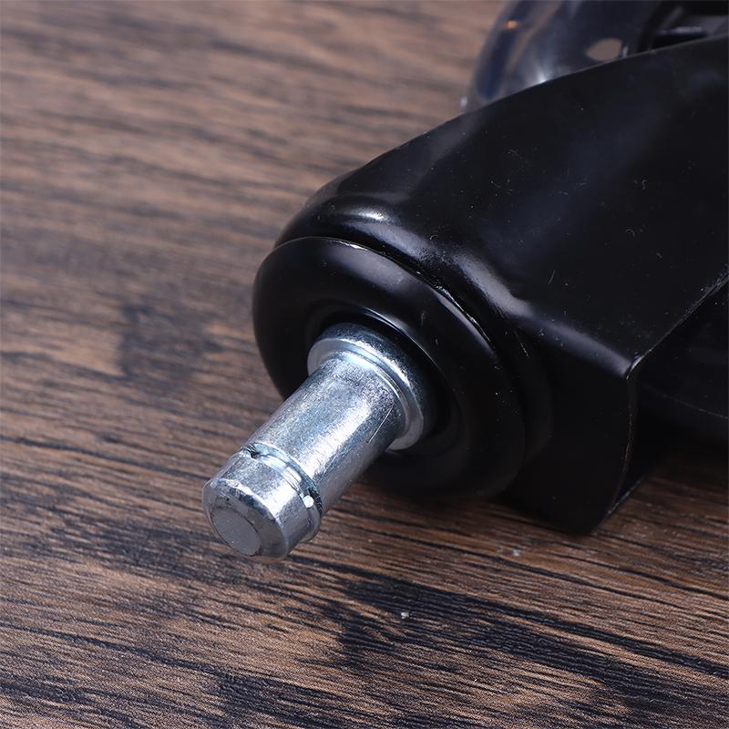 1Pcs Office Chair Caster Wheels Heavy Duty & Safe For All Floors Including Hardwood 3" Rubber Replacement For Desk Floor
