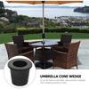 Umbrella Cones Wedge Plug Umbrella Wedge Plug Umbrella Hole Plug Umbrellas Pole Stabilizer Umbrella Base Stand Hole Ring Plug