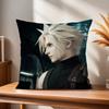 Comfortable soft Pillow Case for Sofa Living Room Home F-Fantasy office Decor Protective Covers Without Final game Pillow-Insert