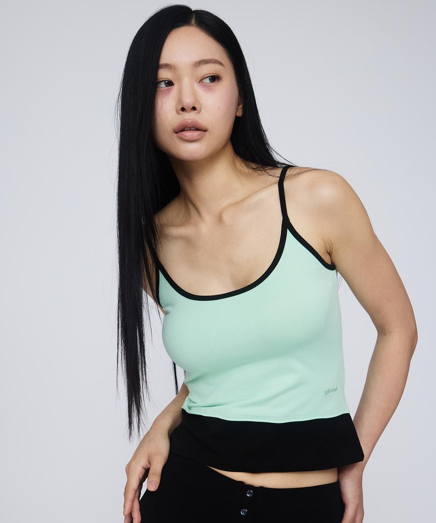 Gimeo Layered Tank Top Mint