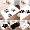 Dog Paw Printing Non-Slip Small Rug Waterproof Easy To Clean Floor Mat for Indoor Outdoor for Use Durable Home Decorate Novelty