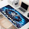 Custom Name Personalized Football team F.C Pattern Mousepad, Laptop PC Desk Mat, Decorative Desk Mat for Home Keyboard Pad Gift