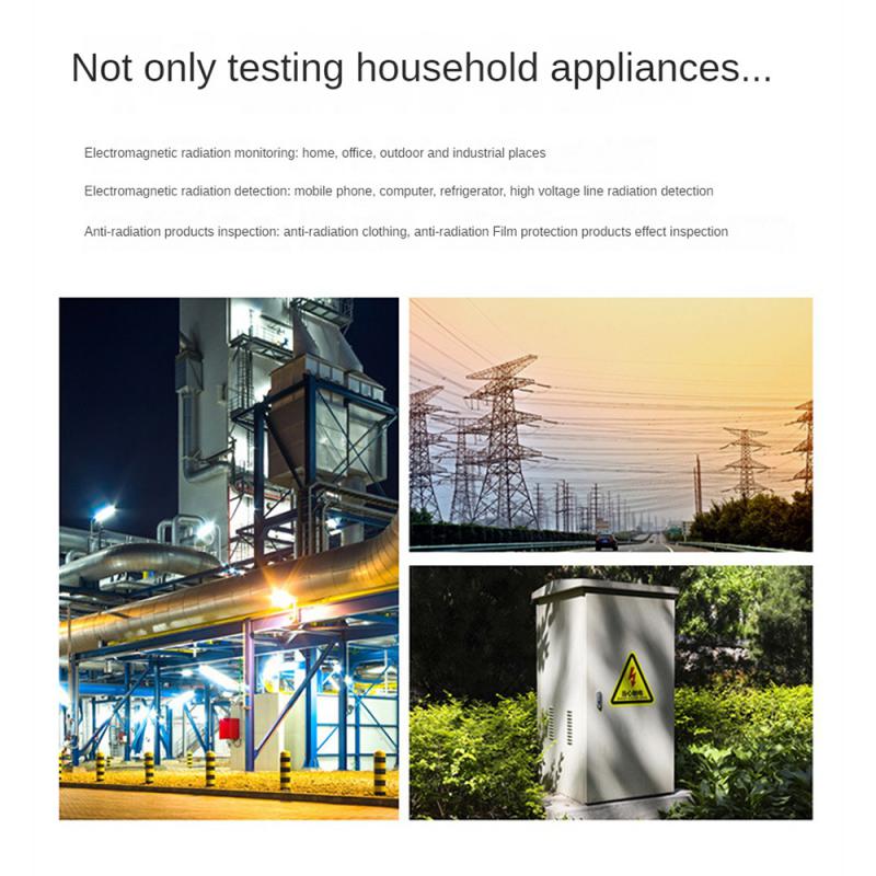 Detector portabil de radiații de câmp electromagnetic 3 în 1 Contor EMF Detector EMF pentru echipament de vânătoare de fantome