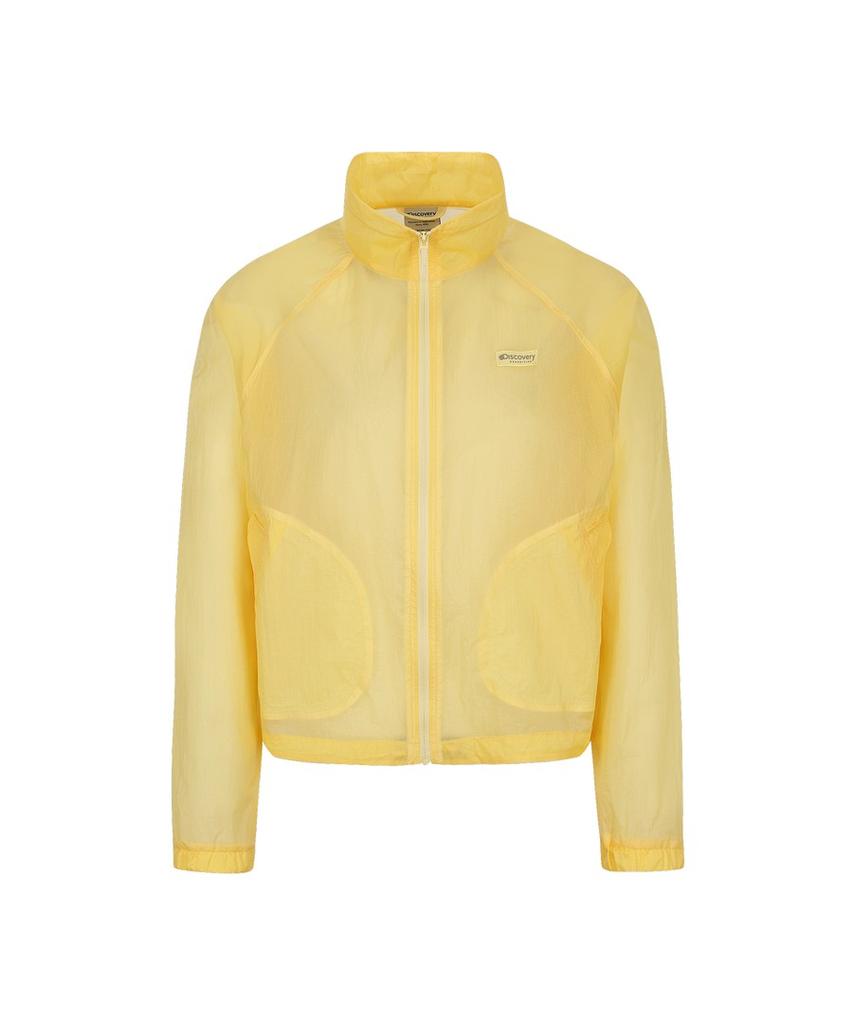 Discovery Expedition Women'S Freshvent Ultra-Light High-Neck Windbreaker (L/Yellow)