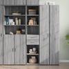 VidaXL Highboard Sonoma Grey 40x42.5x185 Cm Engineered Wood, Sideboard, Cupboard, Side Cabinet, Cabinet, 3281446
