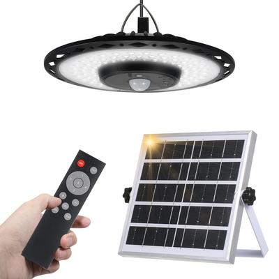 180LEDs Solar Powered Pendant Lamp Wall Lamp Garage Light Motion Sensor Light Outdoor Waterproof