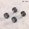 1Set 1:64 Car Wheels For Hotwheels Rubber Tire With Wheel Axle Model Modified