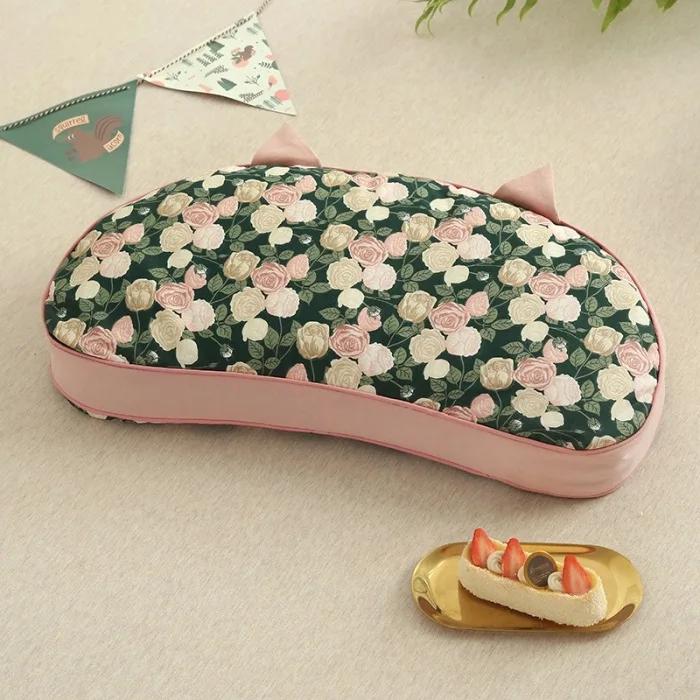 Новая подушка для кошачьих ушей из гречневой лузги, подушка для кошачьего живота, подушка из гречневой лузги 30x56x6 1.6kg